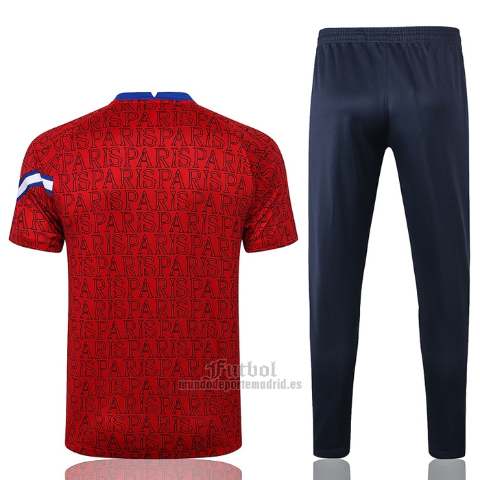 Chandal del Paris Saint-Germain Manga Corta 2020-2021 Rojo